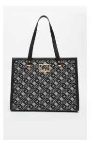 Torebka Liu Jo Shopper Monogram Czarno-Szara