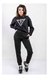 Bluza Guess Trójkątne Logo Czarna
