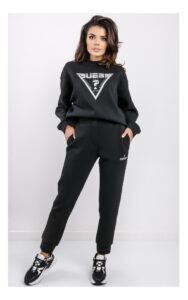 Spodnie Guess Scuba Dresowe Czarne