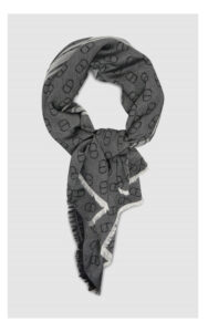 Chusta Twin Set Logomania Szara