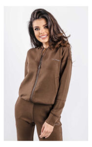 Bluza Guess Rozpinana Brązowa