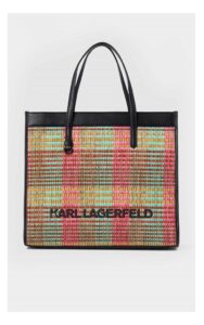 Torebka Karl Lagerfeld Shopper Kolorowa Z Rafii