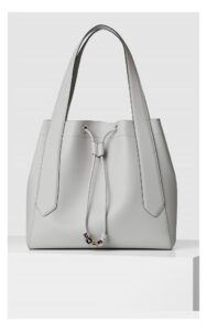Torba Shopper Karl Lagerfeld Tote Logo Szara