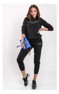 Bluza Karl Lagerfeld Logowana Czarna