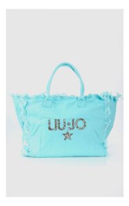 Torba Liu Jo Shopper Postrzępiona Niebieska
