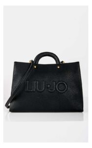 Torebka Liu Jo Shopper Z Logo Czarna