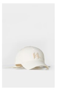 Czapka Karl Lagerfeld Z Logo Kremowa
