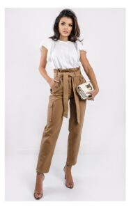 T-shirt Twin Set Zdobiony Koronką Biały