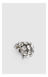 Nowa nausznica Diamond Cut z mosiądzu została wykonana z trzech pierścieni ozdobionymi błyszczącymi kryształkami.