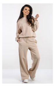 Bluza TWINSET basic z broszką beżowa