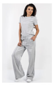 T-shirt GUESS Active basic szary