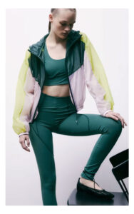 Legginsy PATRIZIA PEPE sportowe zielone