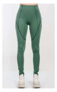 Legginsy PATRIZIA PEPE sportowe zielone