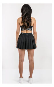 Top GUESS Active sportowy logowany czarny