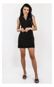 Sukienka GUESS mini polo czarna