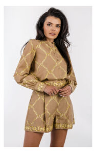 Koszula TWINSET w print beżowa