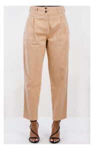 Jeansy PATRIZIA PEPE typu mom fit brzoskwiniowe